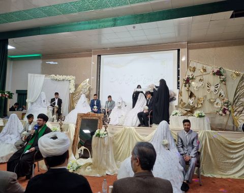 جشن ازدواج هفت عروس از سلاله سادات